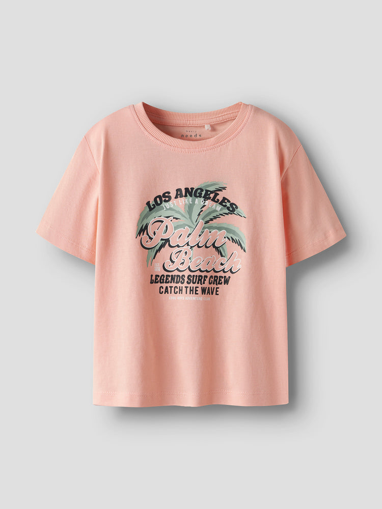 Παιδική μπλούζα μακό NMMVAGNO SS LOOSE TOP 13228225 | 13228225