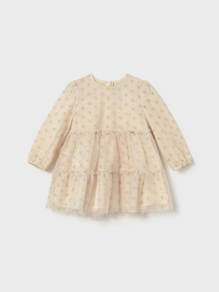 Βρεφικό φόρεμα με τούλι 15-02907-079 | 15-02907-079