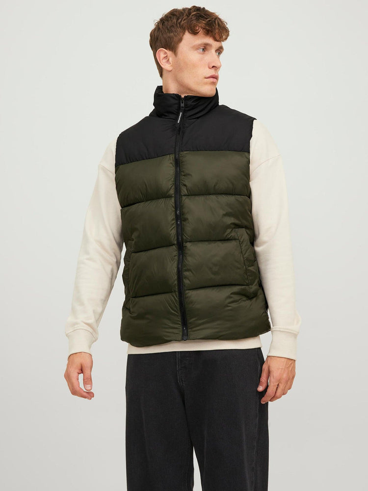Ανδρικό γιλέκο puffer JJETOBY BODYWARMER COLLAR 12235861 | 12235861