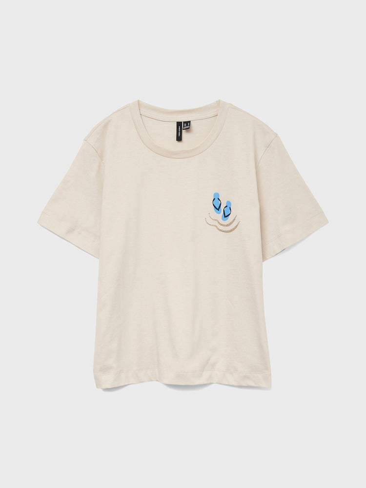 Γυναικείο t-shirt flip-flops VMBERTA METTE SS TOP BOX JRS 10328168 | 10328168