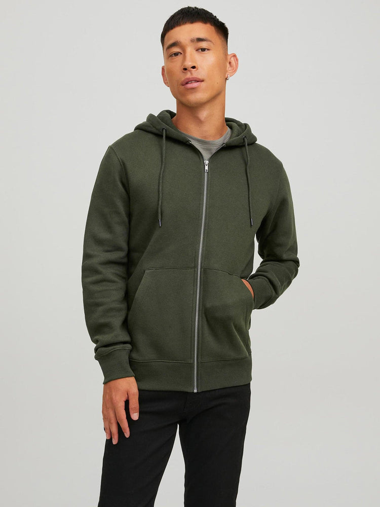 Ανδρική ζακέτα φούτερ JJESTAR BASIC SWEAT ZIP HOOD NOOS 12210830 | 12210830