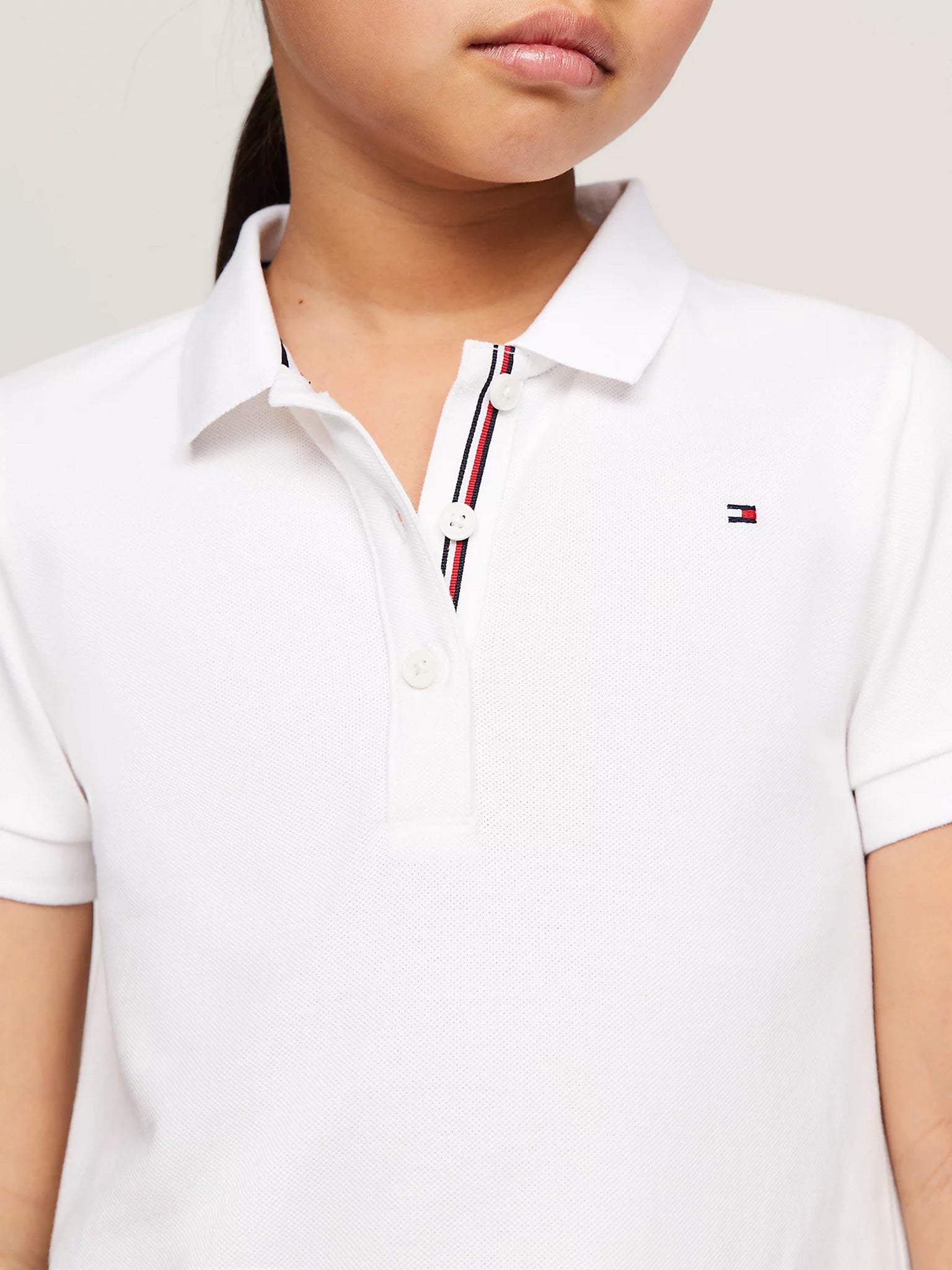 Παιδικό φόρεμα ESSENTIAL DROPPED WAIST POLO DRESS KG0KG07777YBR | KG0KG07777YBR