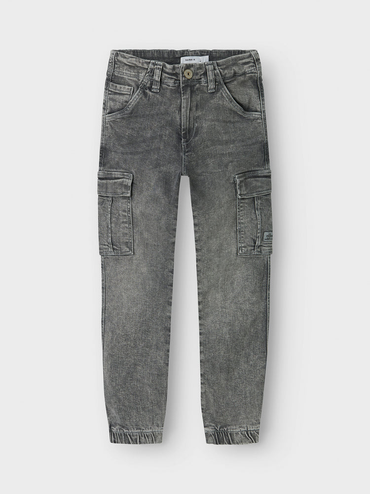 Εφηβικό παντελόνι τζιν cargo NKMRYAN R CARGO JEANS 3742-MD 13234683 | 13234683