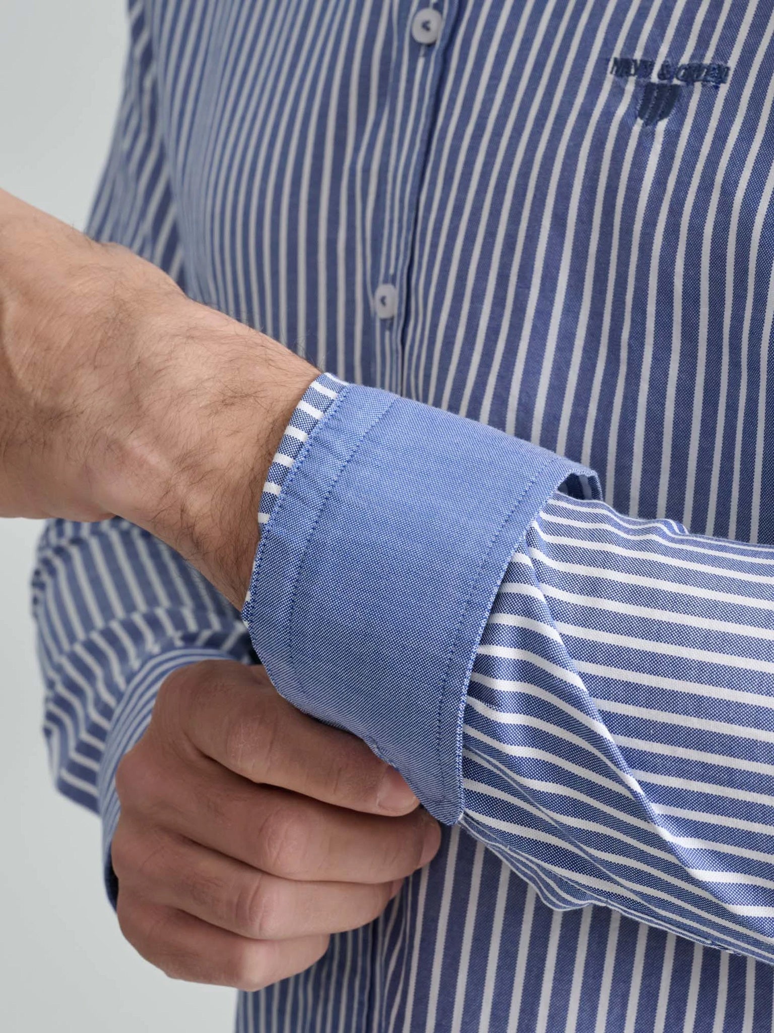 Ανδρικό πουκάμισο ριγέ 24NG.BX238/1B | 24NG.BX238/1B