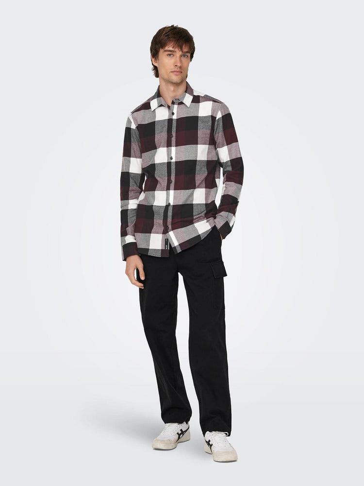 Ανδρικό πουκάμισο ONSGUDMUND LS 3T CHECK SHIRT NOOS 22020301 | 22020301