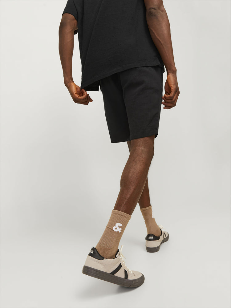 Ανδρική βερμούδα γκοφρέ JPSTJAIDEN CRINKLE JOGGER SHORT 12255861 | 12255861