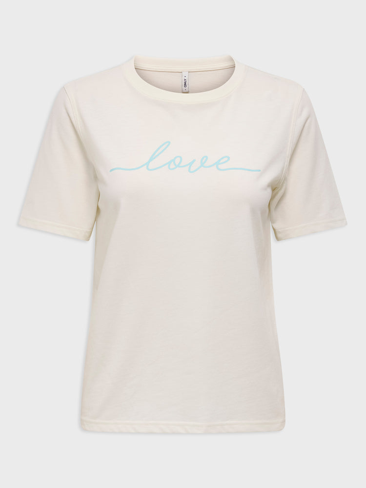 Γυναικείο t-shirt ONLABELONE S/S WORD TOP BOX JRS 15349954 | 15349954