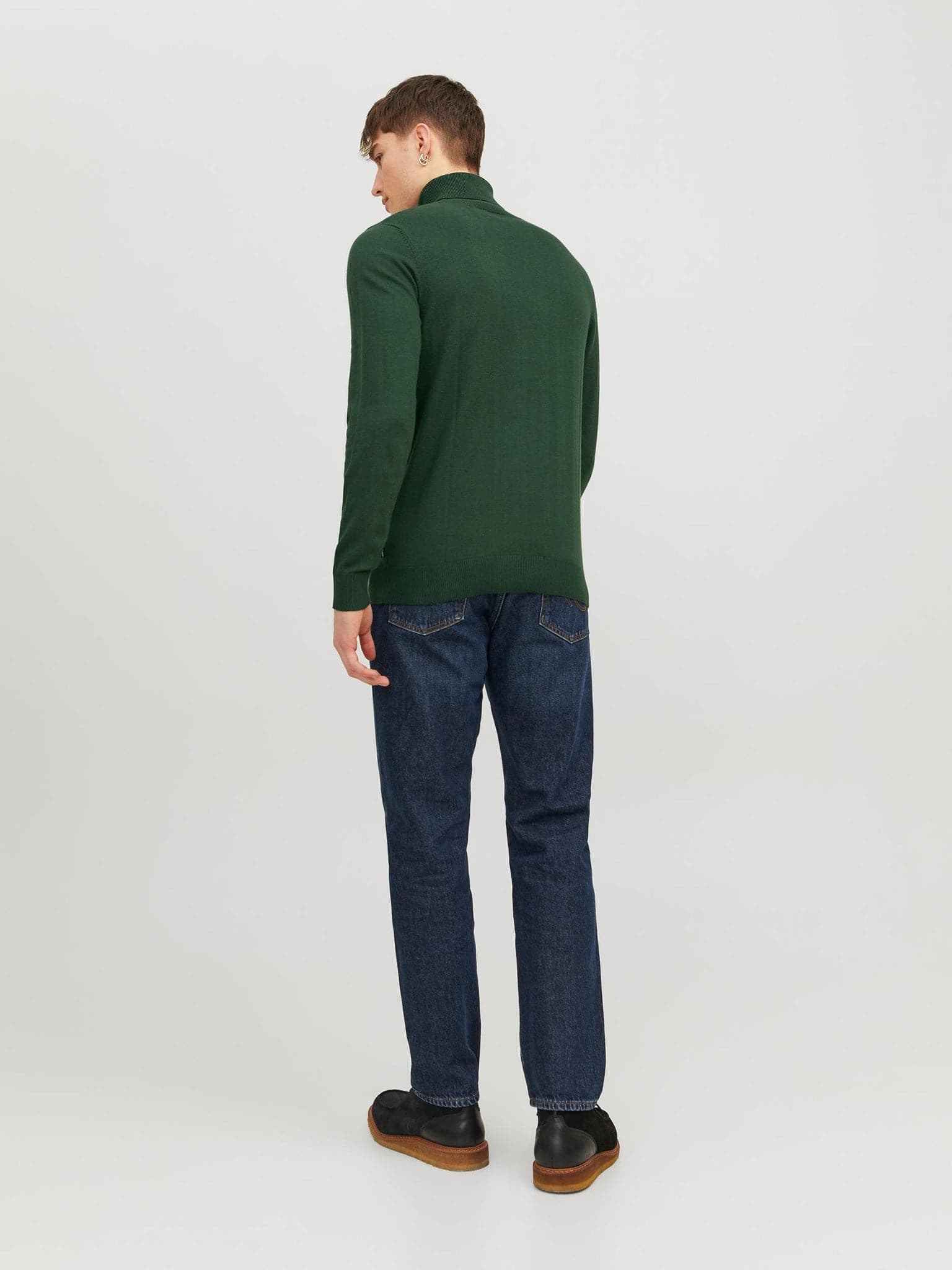 Ανδρική μπλούζα ζιβάγκο JJEEMIL KNIT ROLL NECK NOOS 12157417 | 12157417