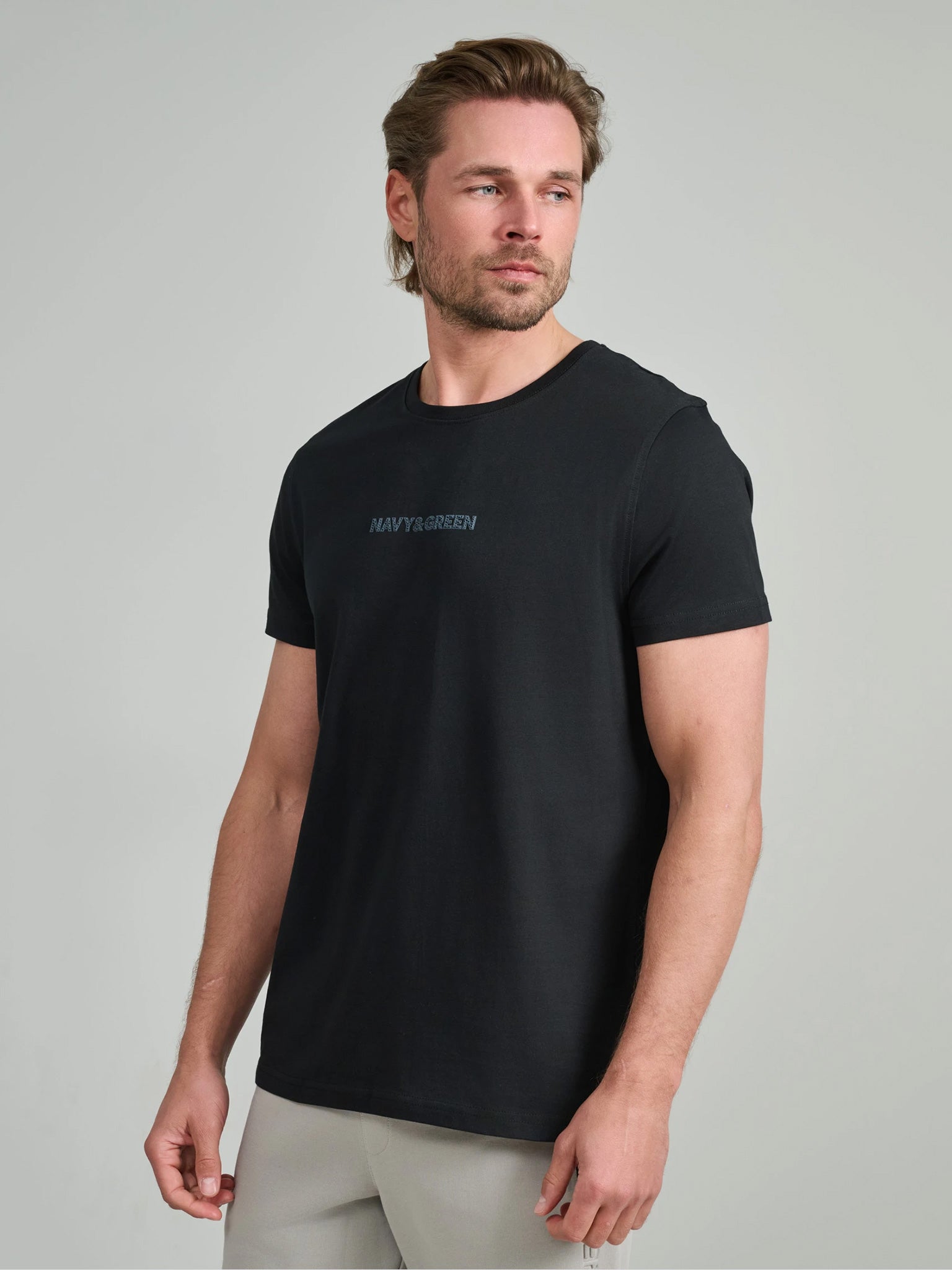 Ανδρικό t-shirt black 24TU.334/4P | 24TU.334/4P