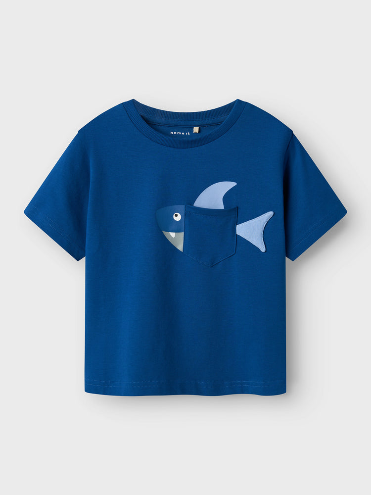 Παιδική μπλούζα τσεπάκι NMMZAKKO NREG SS TOP BOX 13241033 | 13241033