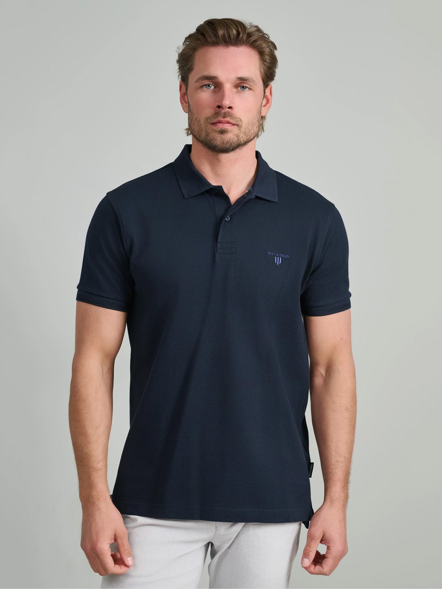 Ανδρικό polo marine blue 24EY.007/PL/YL.1 | 24EY.007/PL/YL.1