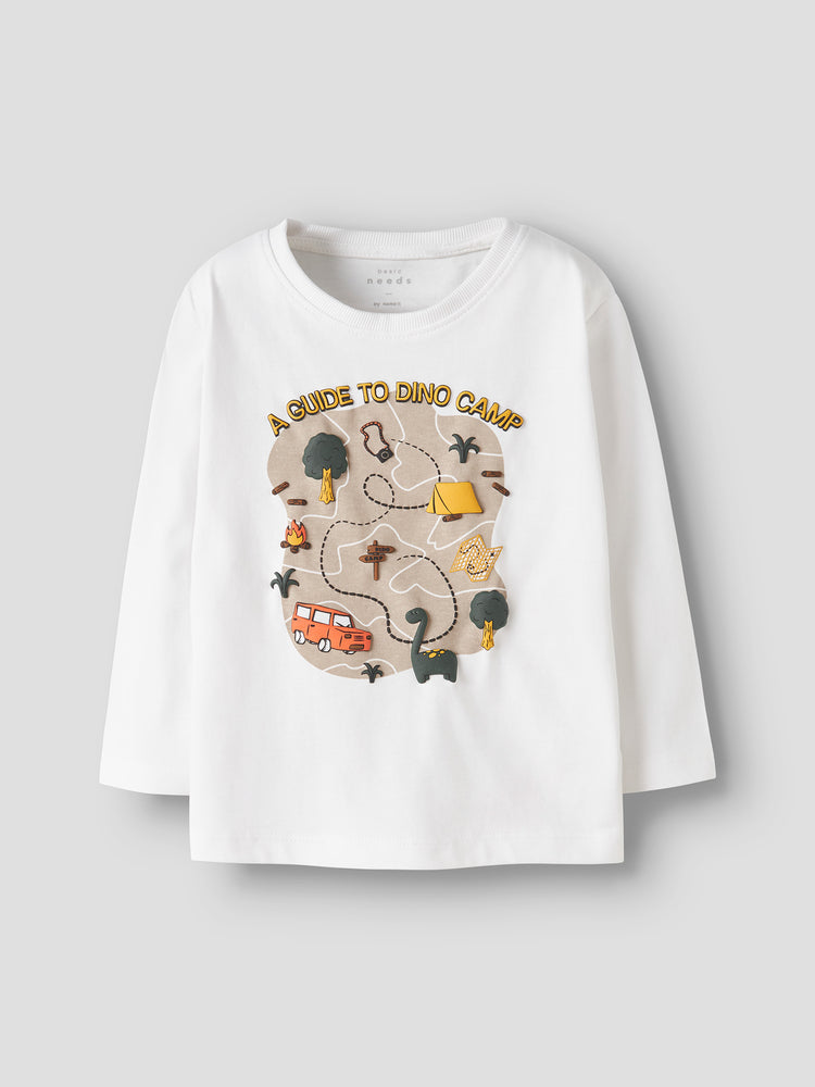 Παιδική μπλούζα μακό dino camp NMMVICTOR LS NREG TOP 13234712 | 13234712