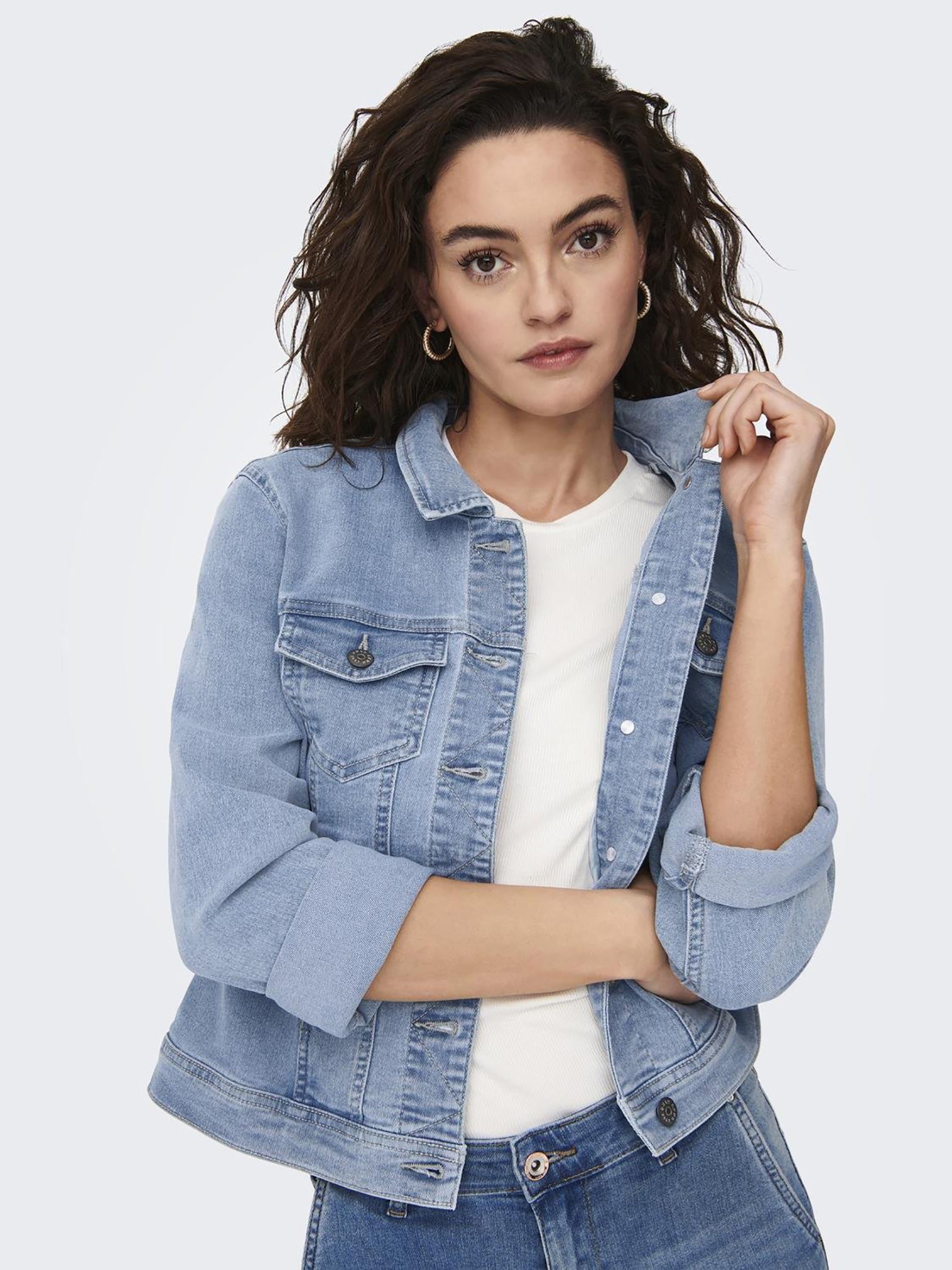 Γυναικείο τζάκετ τζιν ανοιχτό ONLWONDER DNM JACKET NOOS 15243147 | 15243147