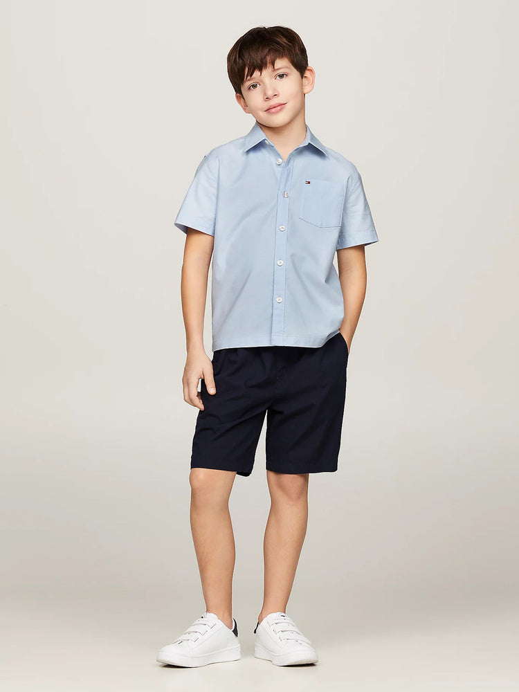 Παιδικό πουκάμισο oxford ESSENTIAL SHORT SLEEVE OXFORD SHIRT KB0KB08864C1O | KB0KB08864C1O