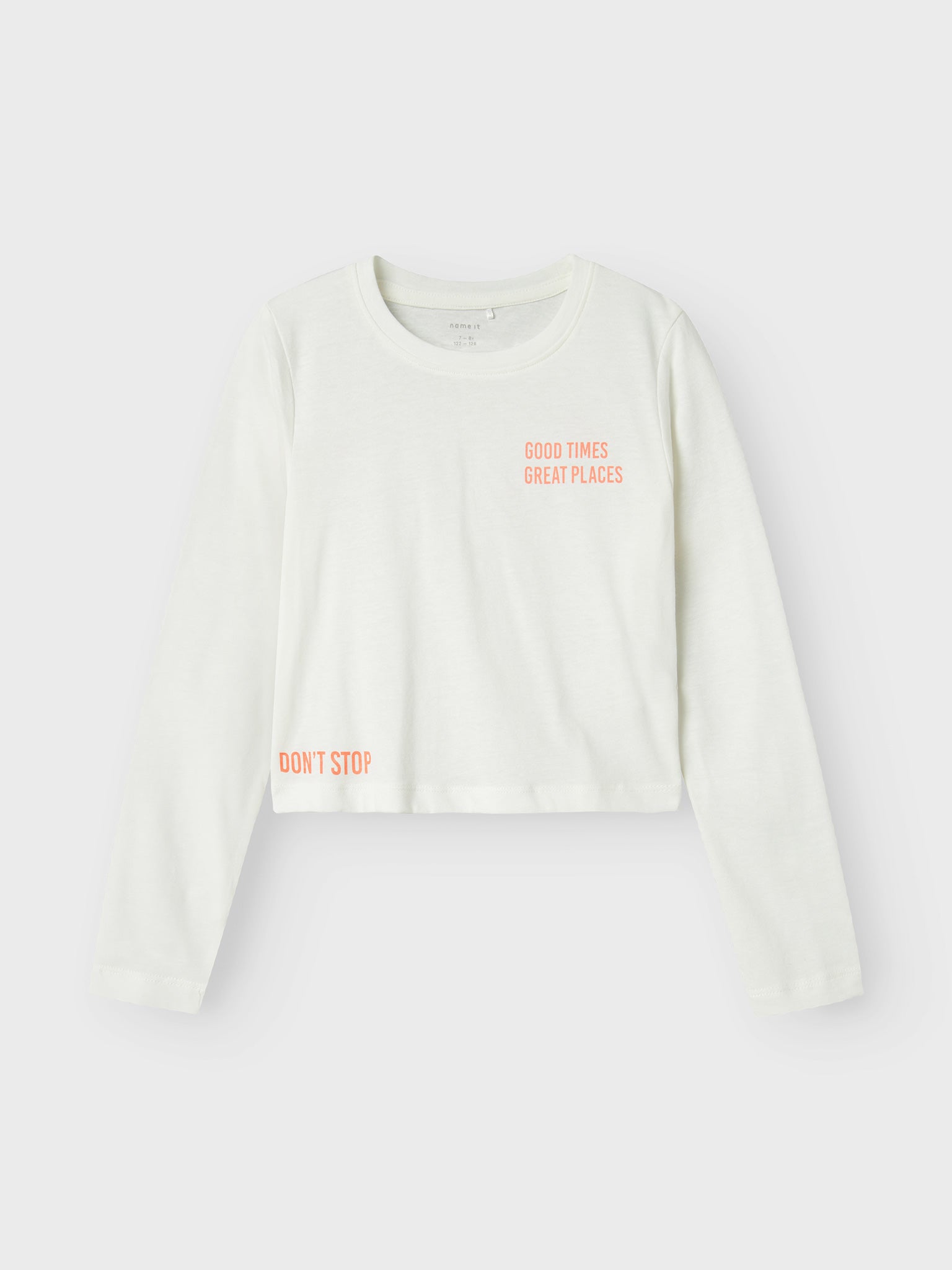 Εφηβική μπλούζα crop NKFNOHI LS CROPPED TOP 13233209 | 13233209