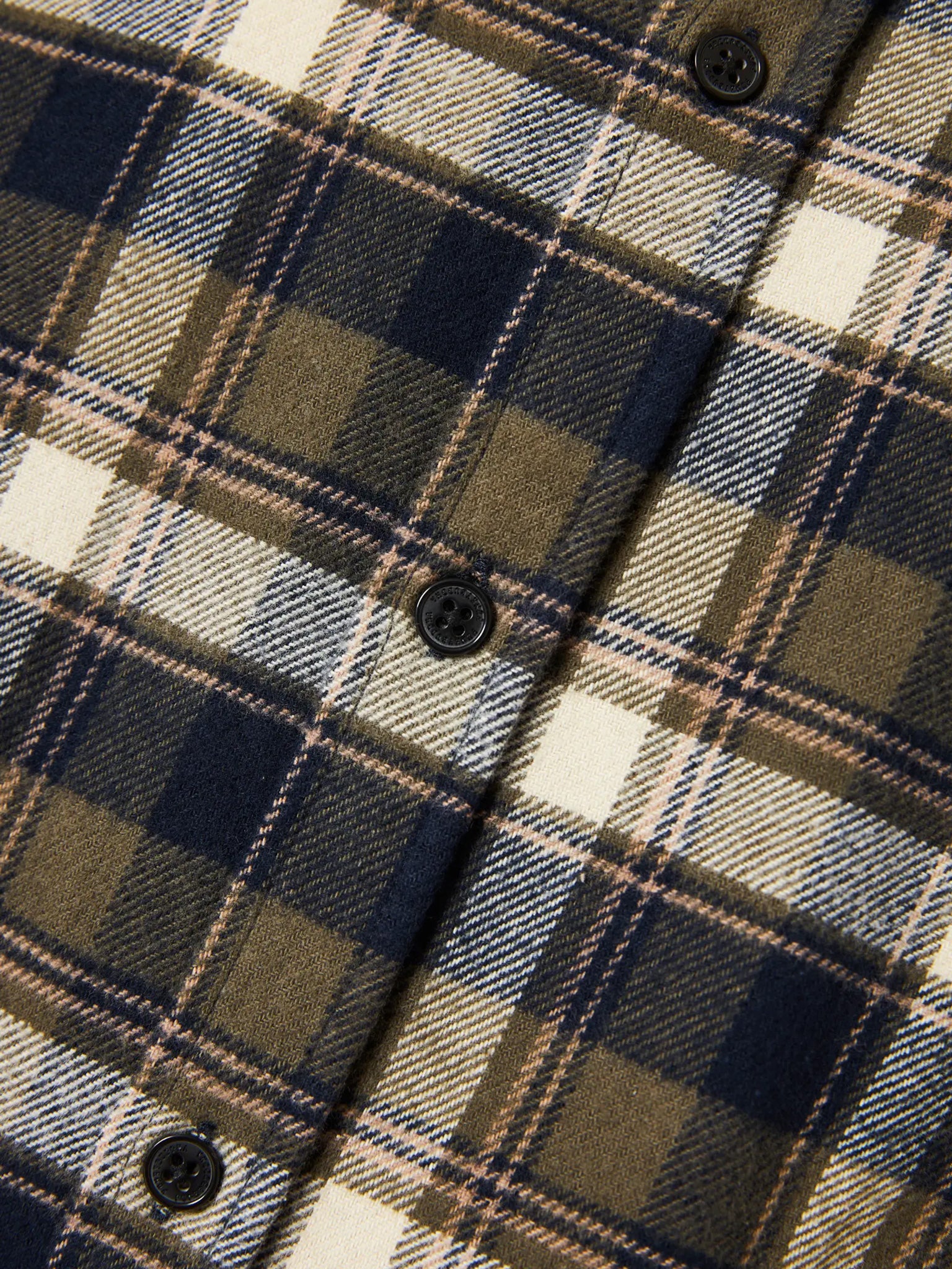 Ανδρικό πουκάμισο καρό FBM010-030-05 KHAKI | FBM010-030-05