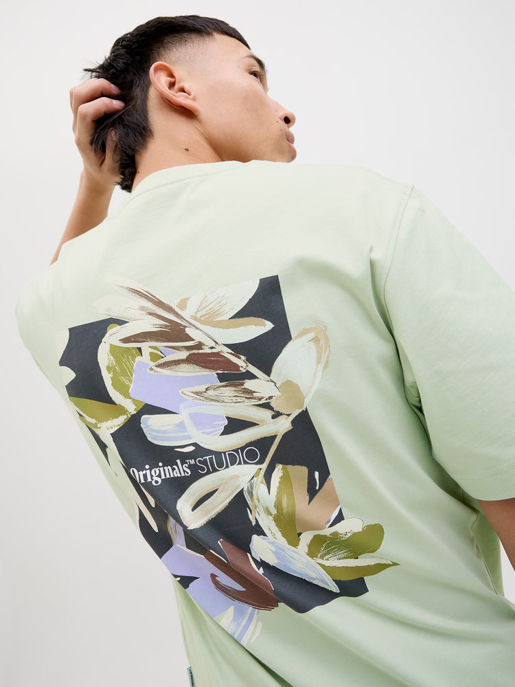 Ανδρικό t-shirt JORVARENNA PAINTED BACK TEE SS CREW NECK 1227364 | 12273646