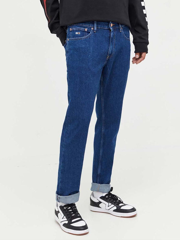 Ανδρικό παντελόνι τζιν RYAN REGULAR FIT STRAIGHT LEG JEANS DM0DM166851BK | DM0DM166851BK