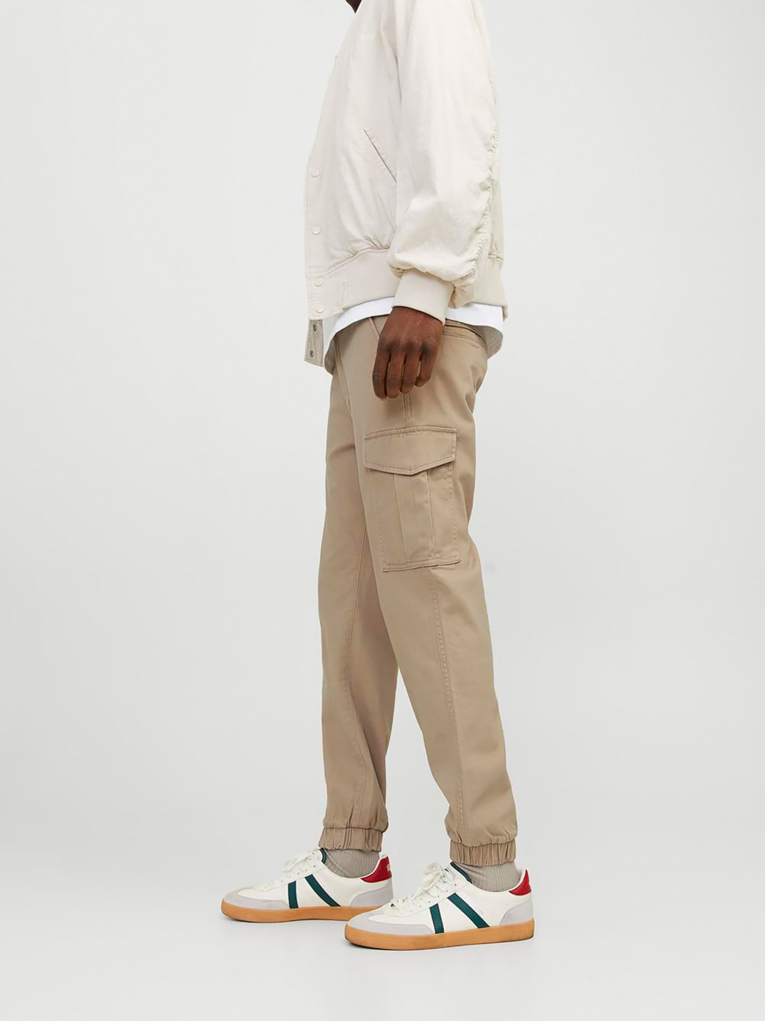 Ανδρικό παντελόνι JPSTMARCO JJJOE CUFFED CARGO 12186889 | 12186889