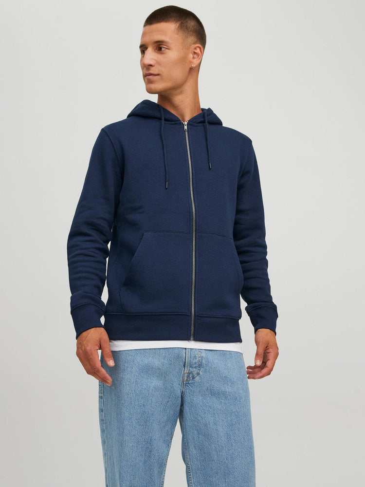 Ανδρική ζακέτα φούτερ JJESTAR BASIC SWEAT ZIP HOOD NOOS 12210830 | 12210830