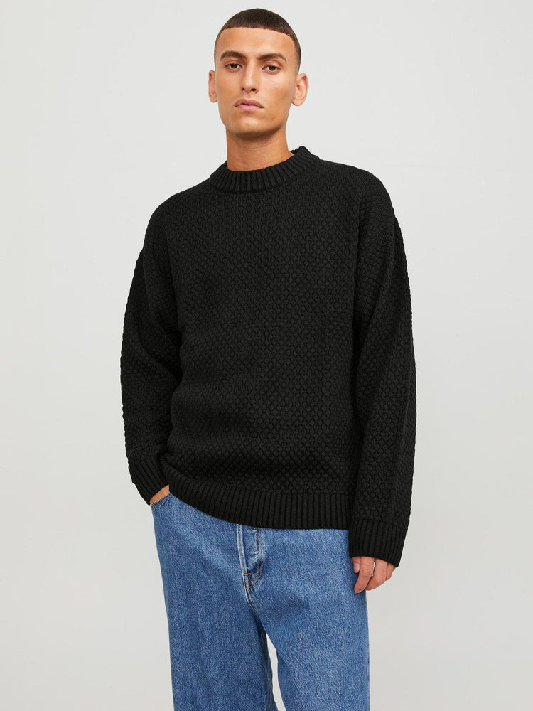 Ανδρική μπλούζα πλεκτή JORLAKEWOOD KNIT CREW NECK BF 12246842 | 12246842