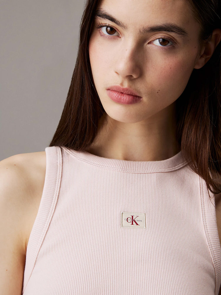 Γυναικείο top rip WOVEN LABEL RIB TANK TOP J20J225302TGE | J20J225302TGE