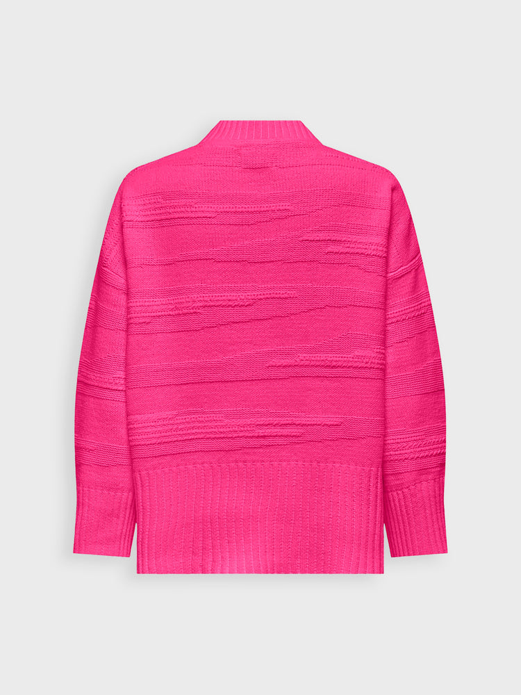 Γυναικεία μπλούζα πλεκτή ONLIMA LS LOOSE STRUC HIGHNECK CC KNT 15324514 | 15324514