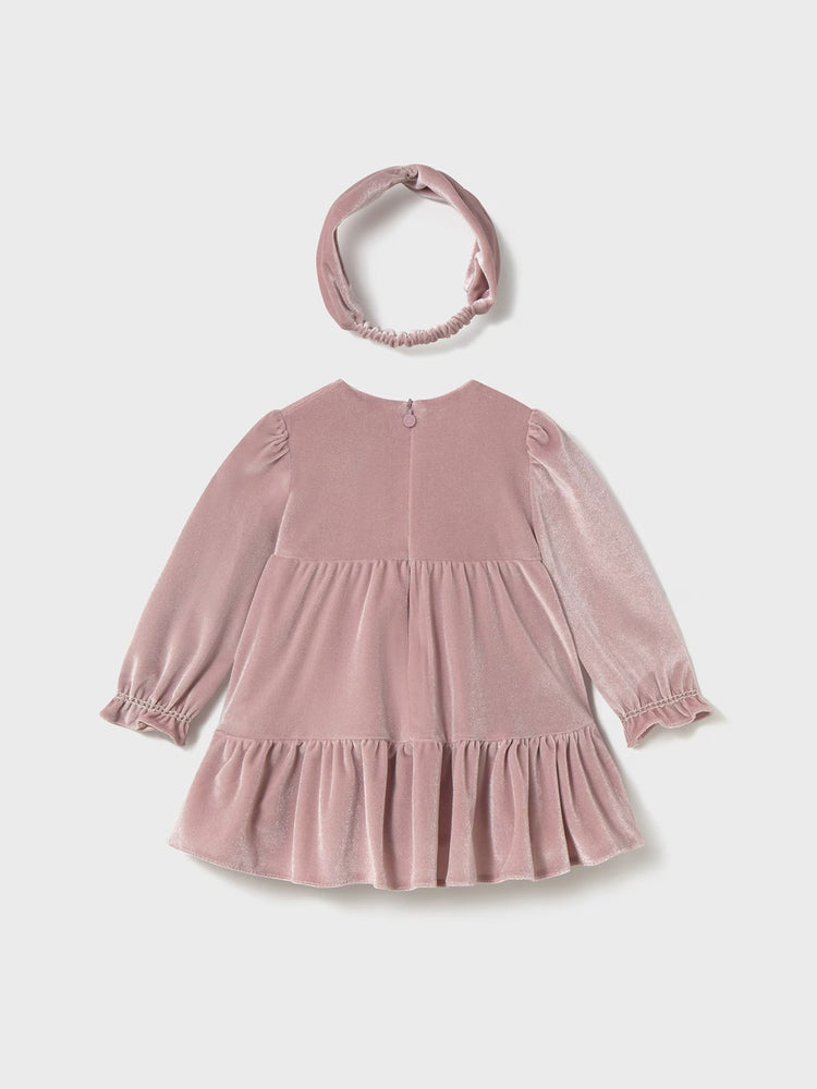 Βρεφικό φόρεμα βελούδο 15-02904-074 | 15-02904-074