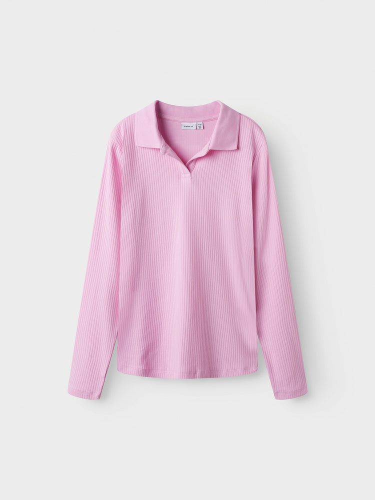 Εφηβική μπλούζα polo NKFDUSA LS SLIM 13248637 | 13248637