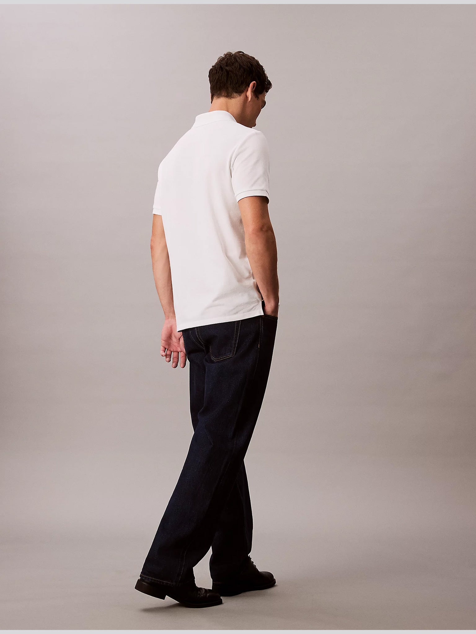 Ανδρικό polo SS CASUAL PIQUE CLASSIC POLO LV040EM269YAD | LV040EM269YAD