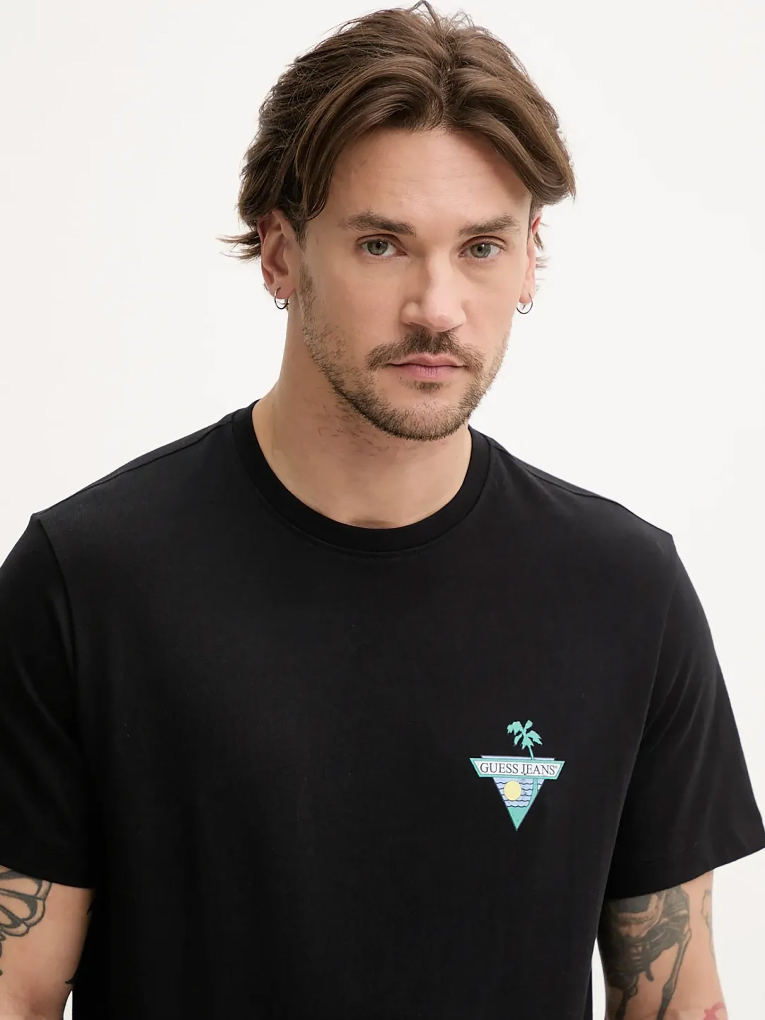 Ανδρικό t-shirt regular - mid organic heavy jersey M5GI55K8FQ4JBLK | M5GI55K8FQ4JBLK