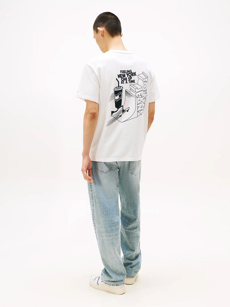 Ανδρικό t-shirt TJM RLX SKATER BACK GRAPHIC TEE DM0DM21830YBL | DM0DM21830YBL