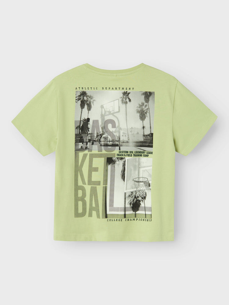 Εφηβική μπλούζα μακό NKMKELFON SS LOOSE TOP 13234708 | 13234708