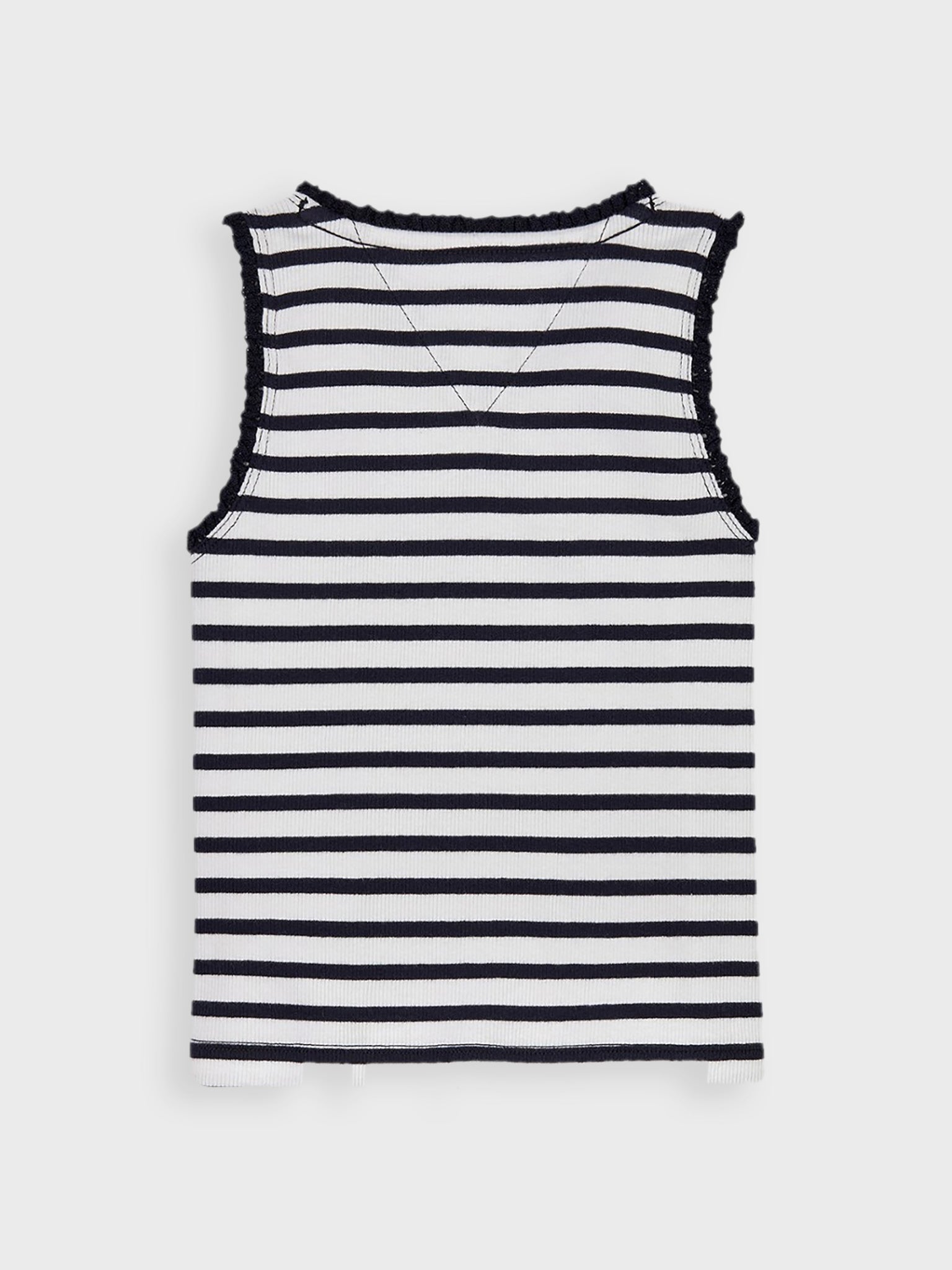 Παιδική μπλούζα ριγέ ESSENTIAL RIB LACE TANK TOP KG0KG08588C1G | KG0KG08588C1G