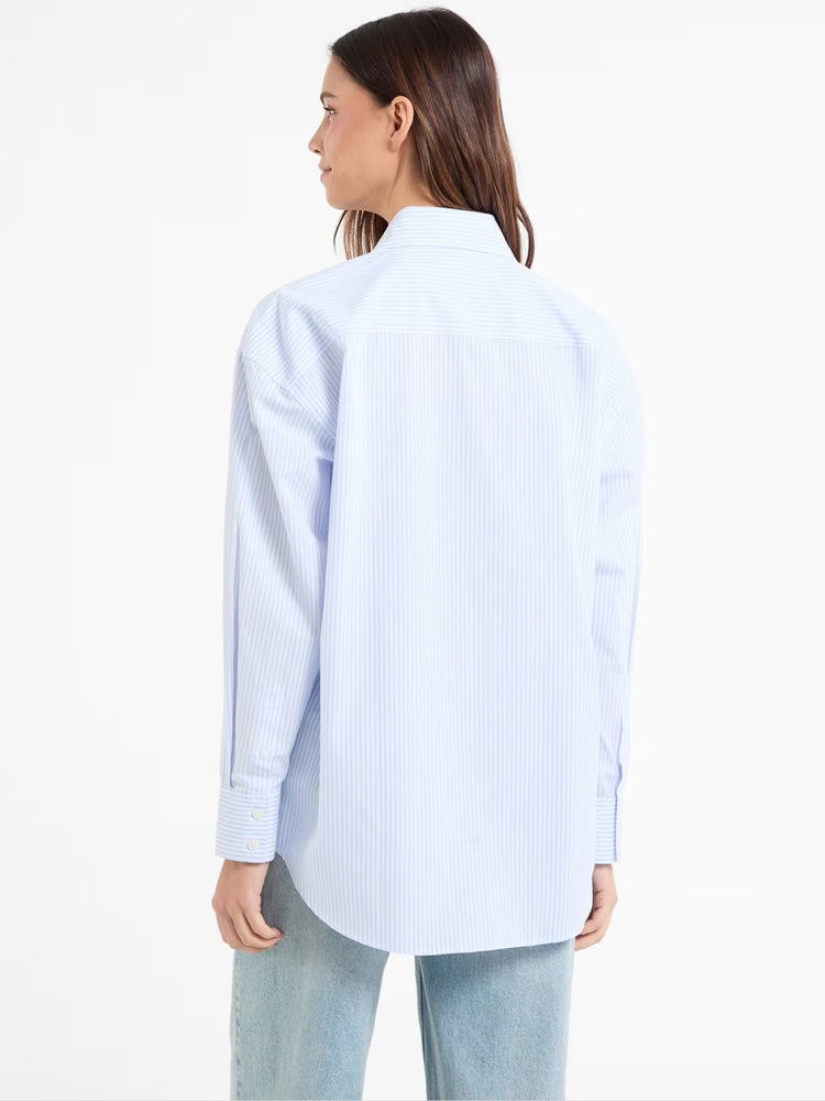 Γυναικείο πουκάμισο ριγέ oversize pockets shirt W5RH94WGZ11FB9A | W5RH94WGZ11FB9A