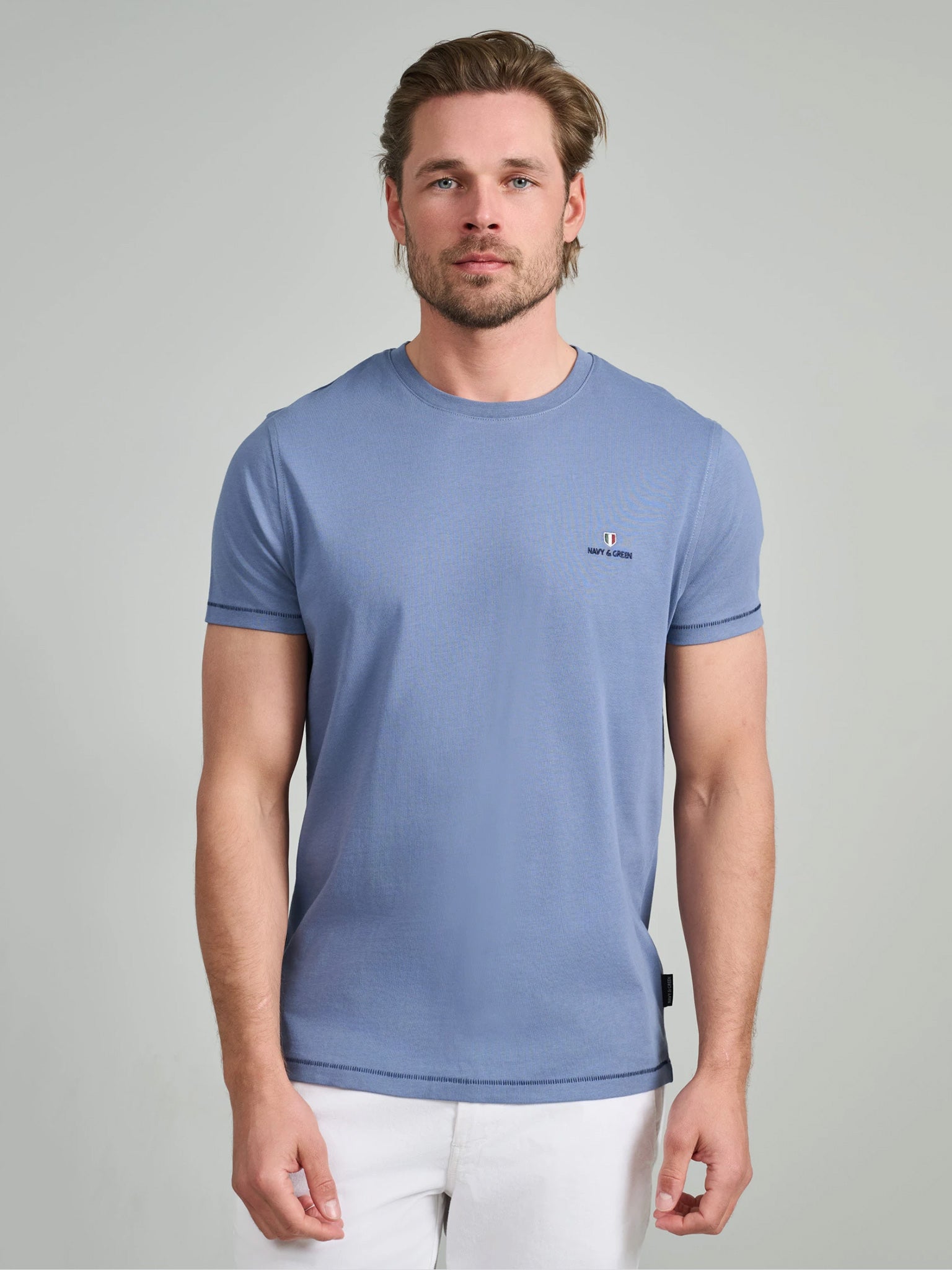 Ανδρικό t-shirt pilot blue 24MO.001/P.2 | 24MO.001/P.2