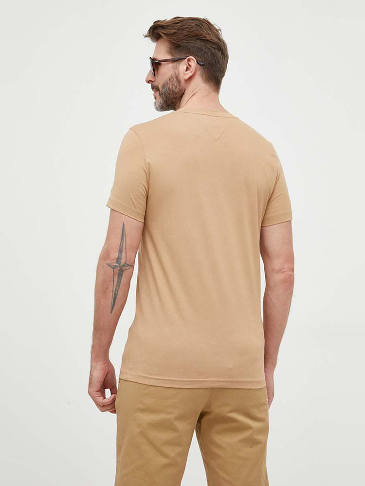 Ανδρικό t-shirt slim fit TOMMY LOGO TEE MW0MW11797RBL | MW0MW11797RBL