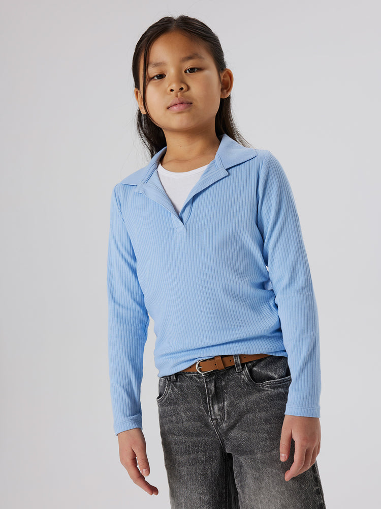 Εφηβική μπλούζα polo NKFDUSA LS SLIM POLO 13248637 | 13248637