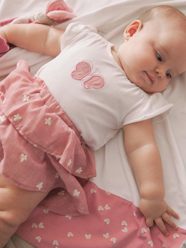 Βρεφικό σετ με φούστα και μπλούζα 25-01853-014 | 25-01853-014