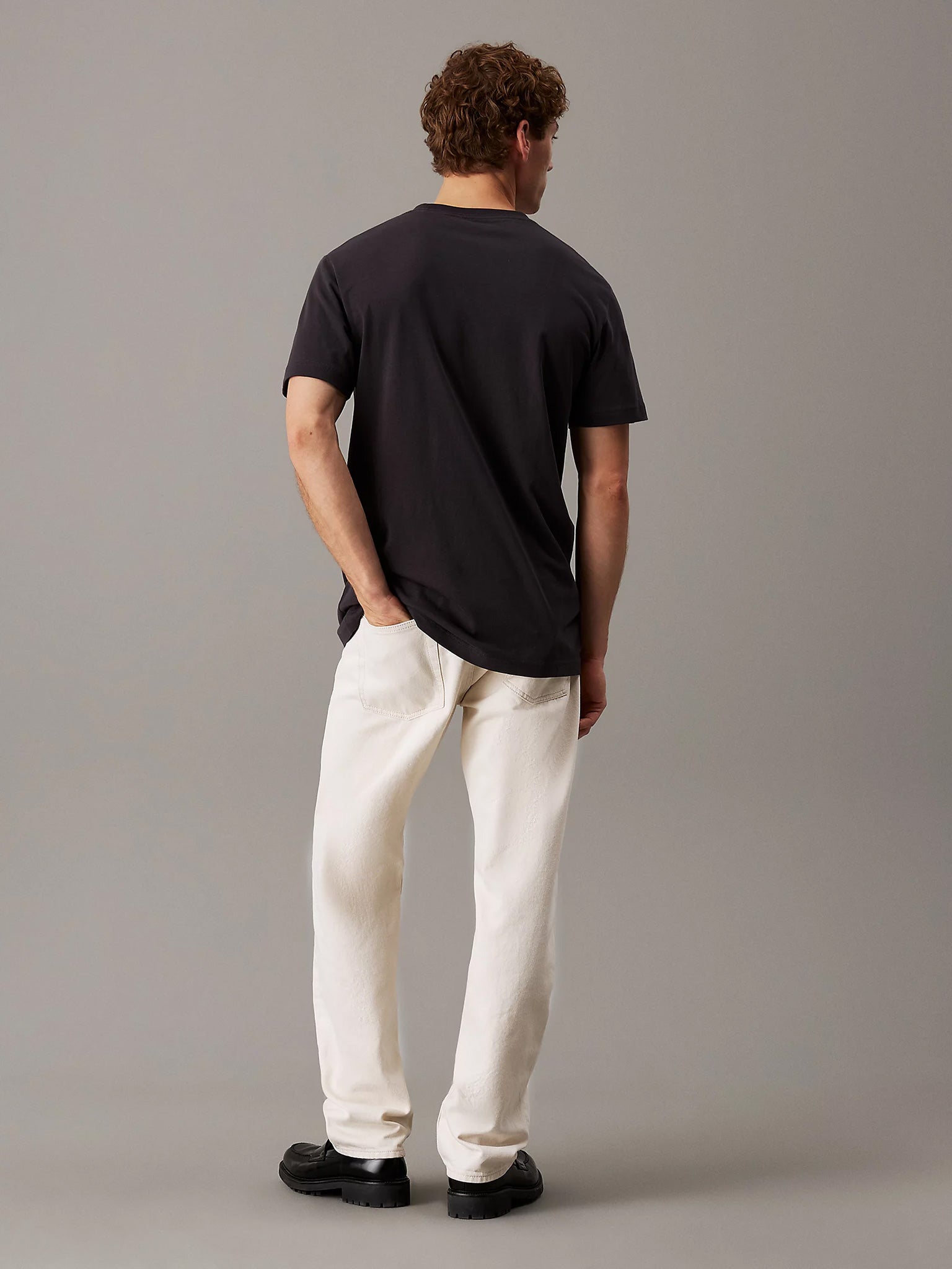 Ανδρικό t-shirt CALVIN KLEIN LABEL PRINT TEE J30J327472BA1 | J30J327472BA1