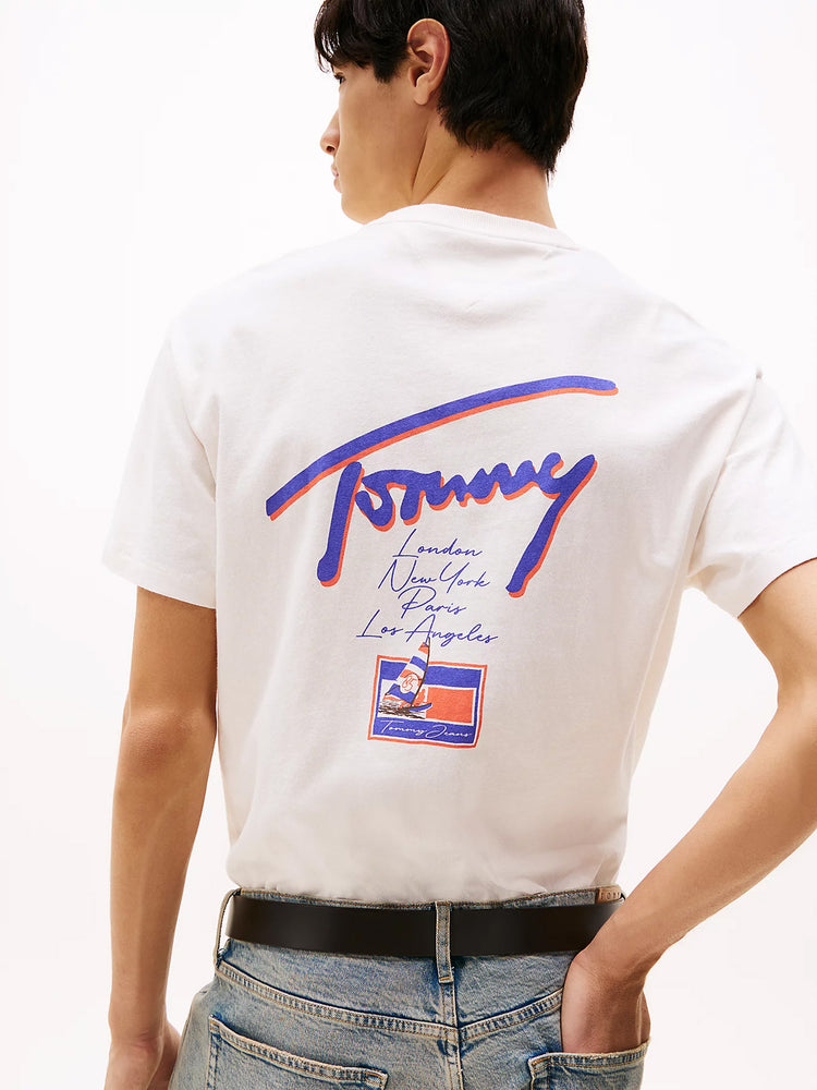 Ανδρικό t-shirt TJM RLX FADED GRAPHIC TEE EXT DM0DM20768YBH | DM0DM20768YBH