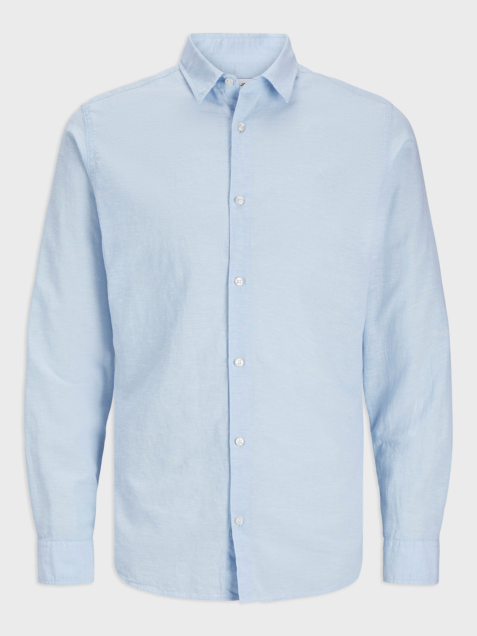 Ανδρικό πουκάμισο JJEBREEZE LINEN BLEND SHIRT LS SN 12268964 | 12268964