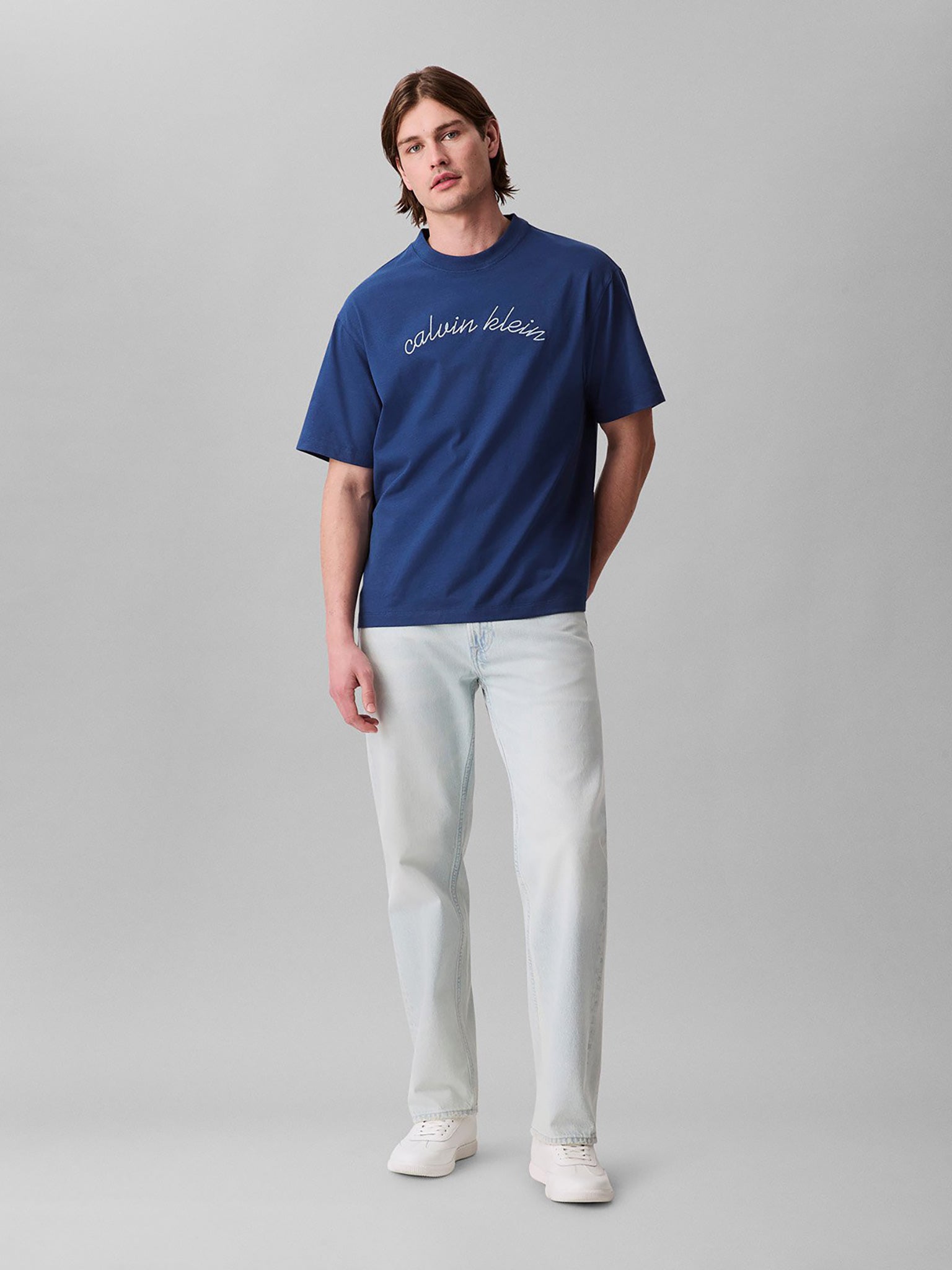 Ανδρικό t-shirt SS CNTR CHN STTCH 16 LV04RC225GC3I | LV04RC225GC3I