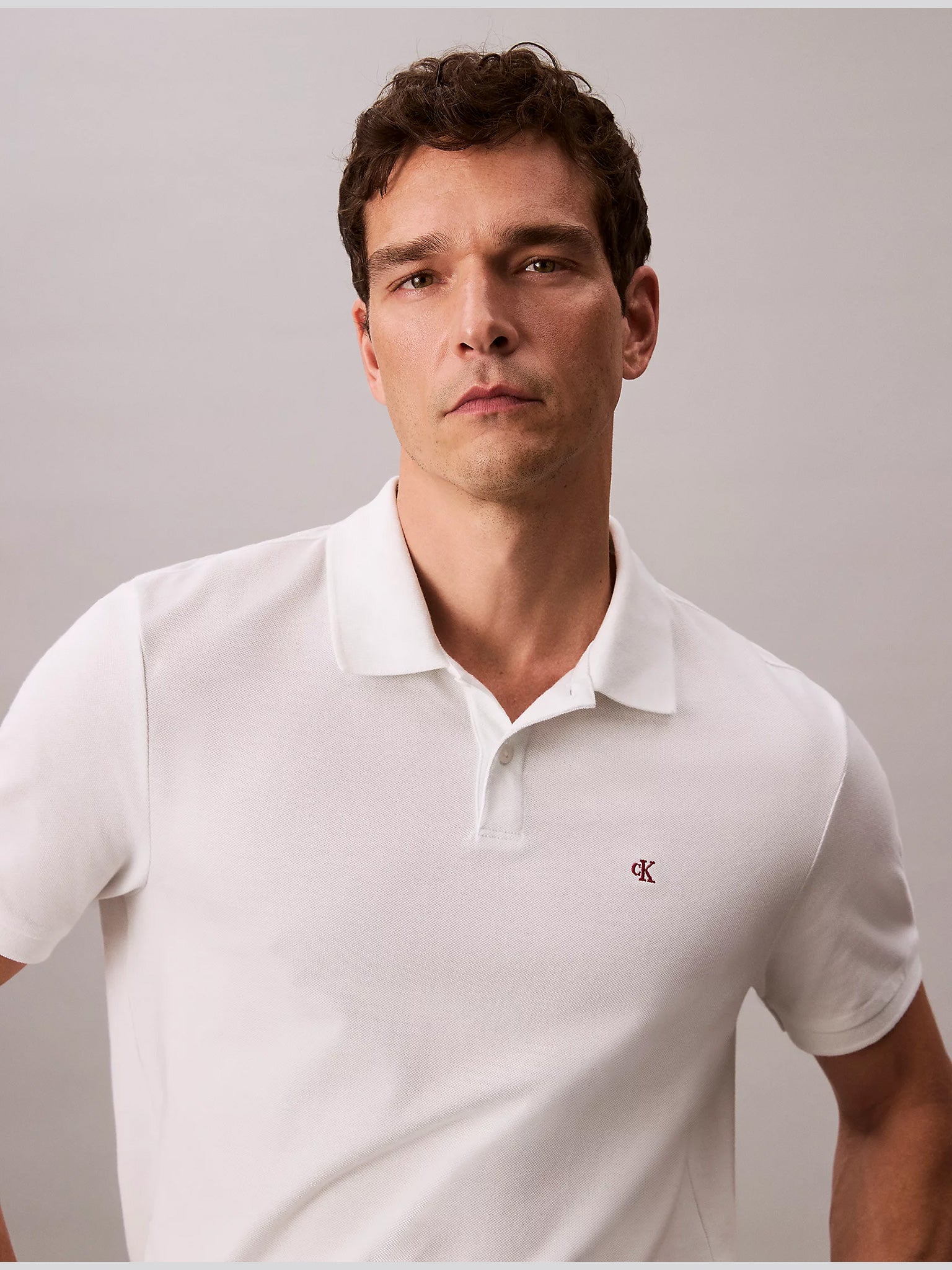 Ανδρικό polo SS CASUAL PIQUE CLASSIC POLO LV040EM269YAD | LV040EM269YAD