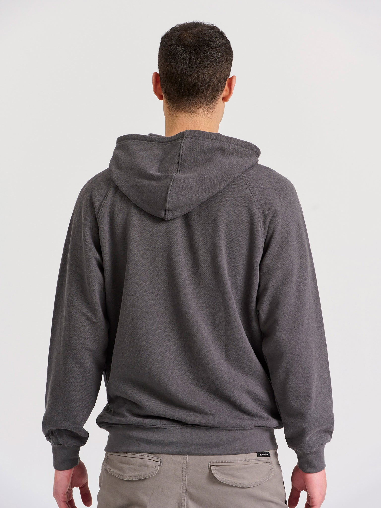 Ανδρική ζακέτα φούτερ FBM009-003-06 DK GREY | FBM009-003-06