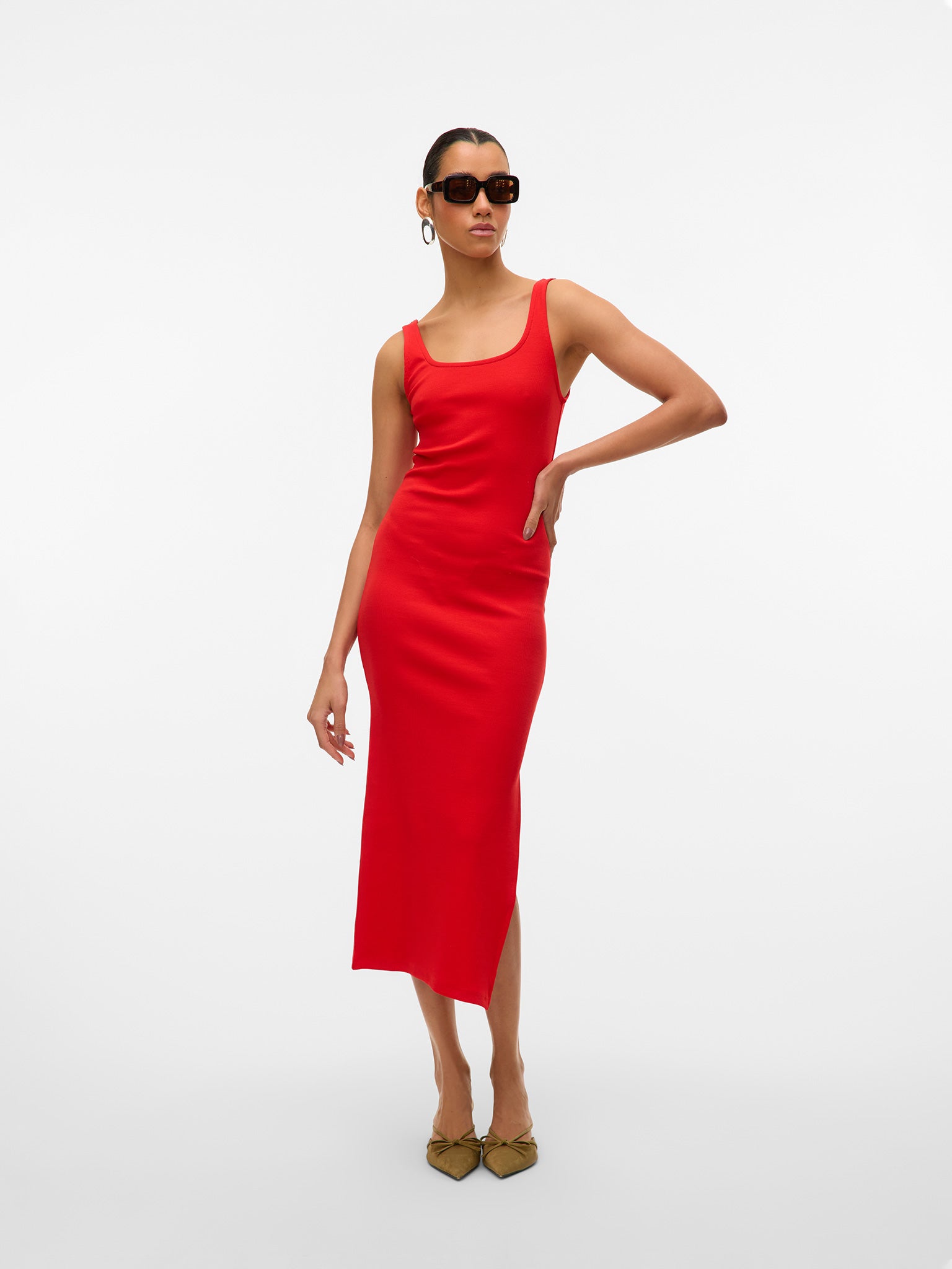 Γυναικείο φόρεμα ριπ VMCHLOE SL 7/8 DRESS JRS NOOS 10325601 | 10325601