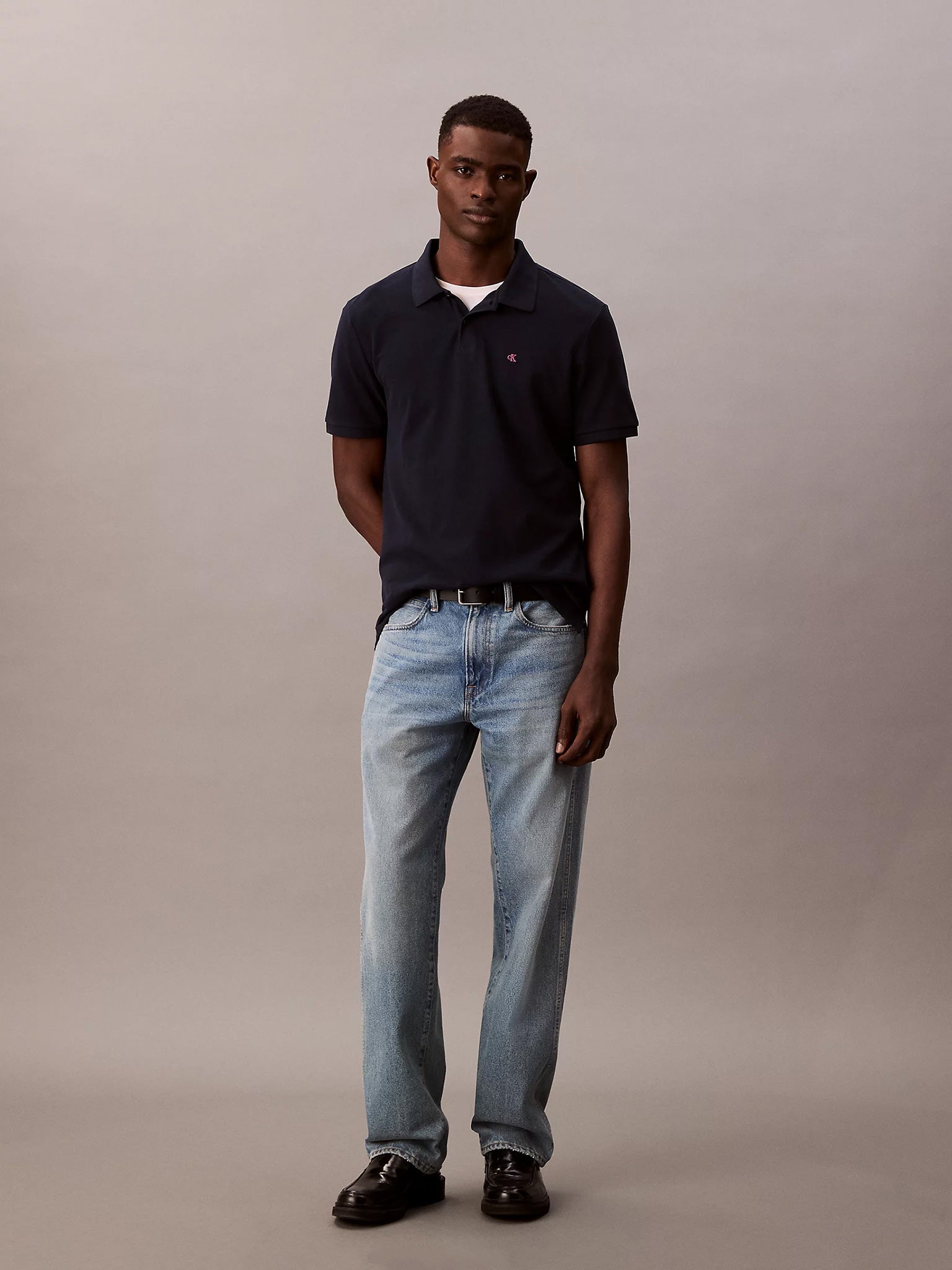 Ανδρικό polo SS CASUAL PIQUE CLASSIC POLO LV040EM269CEF | LV040EM269CEF