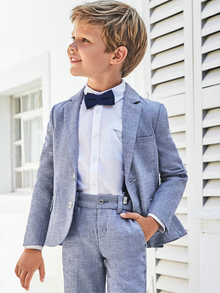 Παιδικό σακάκι λινό 24-03486-078 | 24-03486-078