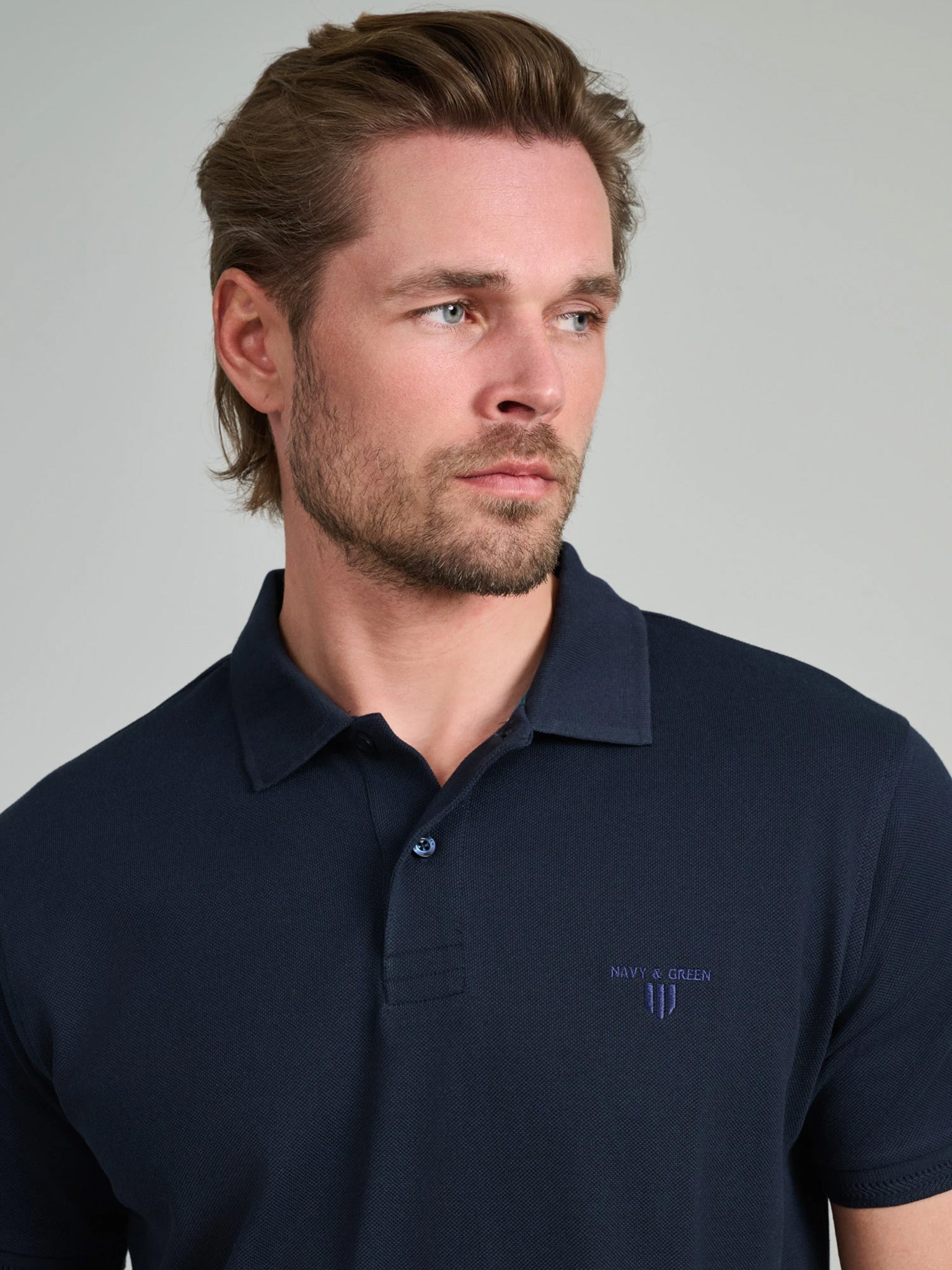 Ανδρικό polo marine blue 24EY.007/PL/YL.1 | 24EY.007/PL/YL.1