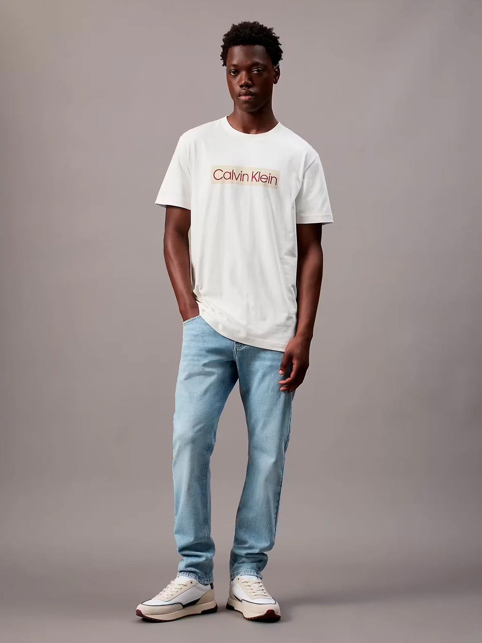 Ανδρικό t-shirt CALVIN KLEIN LABEL PRINT TEE J30J327472YAS | J30J327472YAS